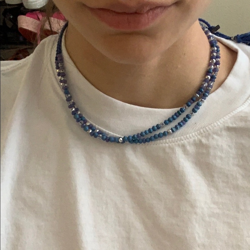 Chan Luu yoga beaded necklace convertible